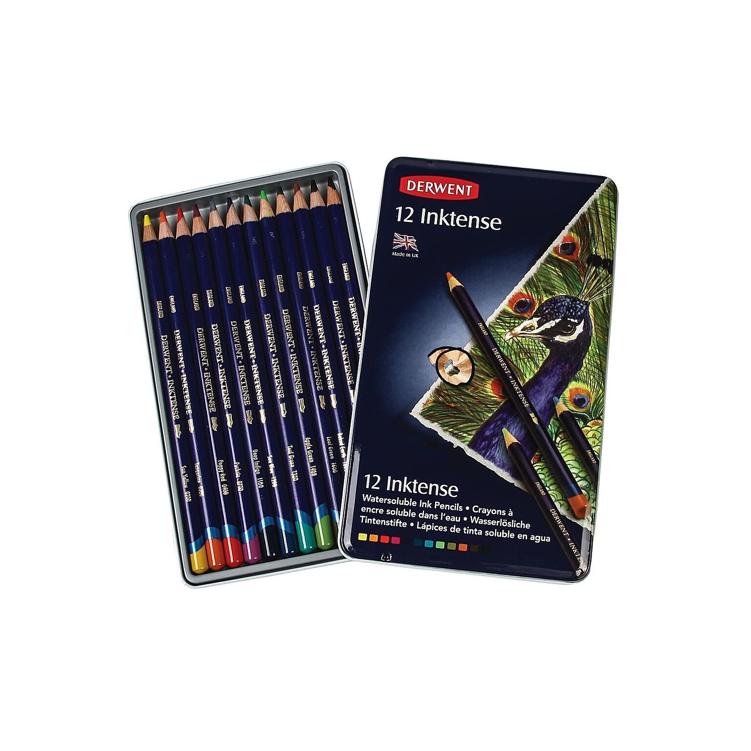 Derwent Inktense Pencil Sets Set Of 12 (0700928)