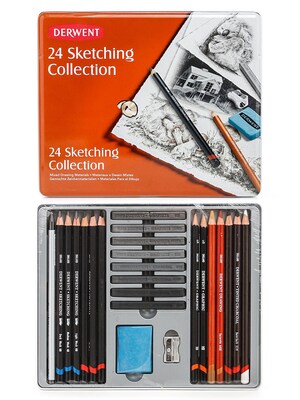 Derwent Sketching Pencil Collections Tin Of 24 (34306)