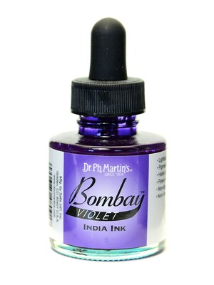 Dr. Ph. MartinS Bombay India Ink 1 Oz. Violet [Pack Of 4] (4PK-800815-9BY)