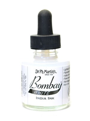 Dr. Ph. MartinS Bombay India Ink 1 Oz. White [Pack Of 4] (4PK-800815-8BY)