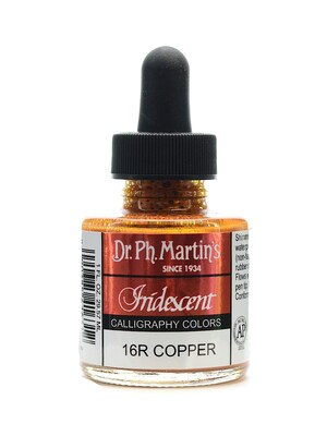 Dr. Ph. MartinS Iridescent Calligraphy Colors 1 Oz. Copper 2/Pack (2PK-400070-16R)