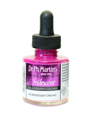 Dr. Ph. MartinS Iridescent Calligraphy Colors 1 Oz. Orchid [Pack Of 2] (2PK-400070-4R)