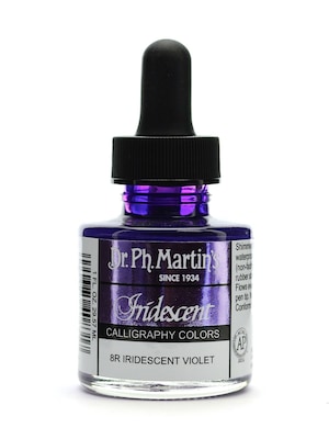 Dr. Ph. MartinS Iridescent Calligraphy Colors 1 Oz. Violet [Pack Of 2] (2PK-400070-8R)