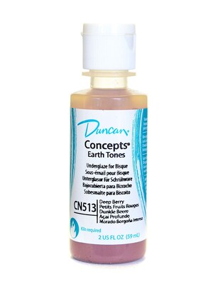 Duncan Concepts Underglaze Deep Berry Cn513 2 Oz. [Pack Of 4] (4PK-CN513-2 28271)