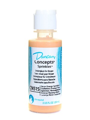 Duncan Concepts Underglaze Neon Orange Sprinkles Cn515 2 Oz. [Pack Of 4] (4PK-CN515-2 28635)