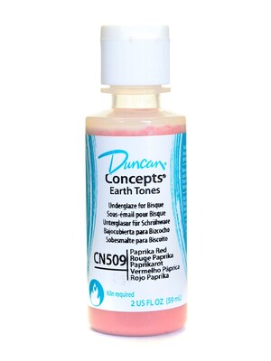 Duncan Concepts Underglaze Paprika Red Cn509 2 Oz. [Pack Of 4] (4PK-CN509-2 28267)