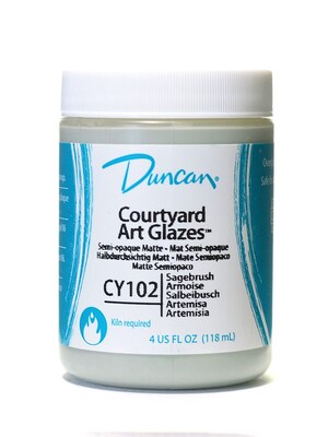 Duncan Courtyard Art Glazes Sagebrush [Pack Of 4] (4PK-CY102-4 80378)