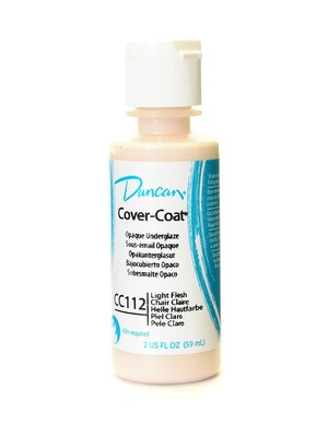 Duncan Cover-Coat Opaque Underglazes Light Flesh 2 Oz. [Pack Of 4] (4PK-CC112-2 91734)
