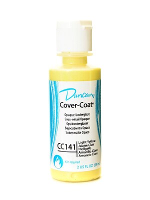 Duncan Cover-Coat Opaque Underglazes Light Yellow 2 Oz. [Pack Of 4] (4PK-CC141-2 91771)