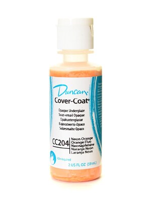 Duncan Cover-Coat Opaque Underglazes Neon Orange 2 Oz. [Pack Of 4] (4PK-CC204-2 82571)