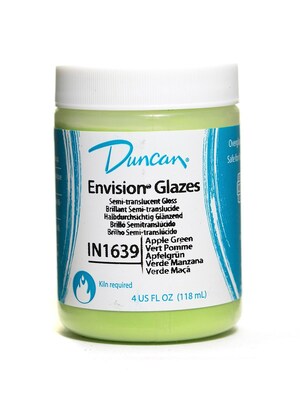 Duncan Envision Glazes Apple Green Translucent 4 Oz. [Pack Of 4] (4PK-IN1639-4 26995)