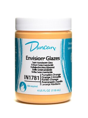 Duncan Envision Glazes Pumpkin Translucent 4 Oz. [Pack Of 4] (4PK-IN1781-4 91392)