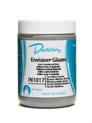 Duncan Envision Glazes Sea Mist Green Translucent 4 Oz. [Pack Of 4] (4PK-IN1017-4 97679)