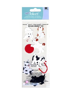 Ek Success A Touch Of JoleeS Dimensional Stickers Bringing Home Puppy Pack Of 8 [Pack Of 6] (6PK-396081/SPJJ209)