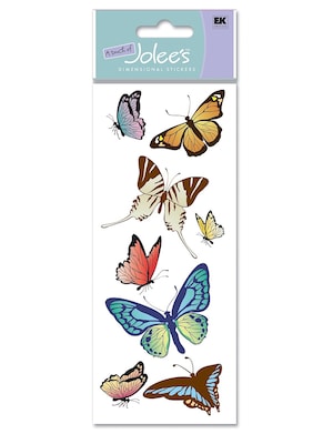 Ek Success A Touch Of Jolee'S Dimensional Stickers Butterflies Pack Of 8 [Pack Of 6] (6PK-358722/SPJJ162)