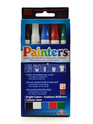 ElmerS Painters Markers Bright Colors Assorted [Pack Of 2] (2PK-7518)