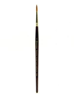 Escoda Series 1212 Tajmyr Kolinsky Sable Brushes 4 Round (1212-4)