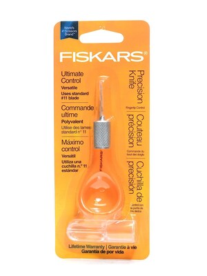 Fiskars Fingertip Craft Knife Fingertip Knife [Pack Of 4] (4PK-163050-1001)