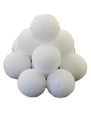 Floracraft Foam Snowballs 1 1/2 In. Pack Of 12 [Pack Of 6] (6PK-BA15S/24)