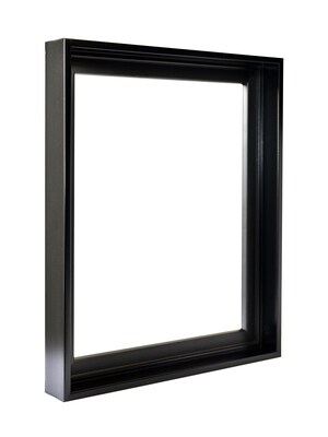 Gemline Frame Stretched Canvas Floater Frames Black 11 In. X 14 In. (777.101114BK)