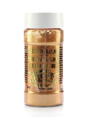 Gold Leaf  And  Metallic Co. Metallic And Mica Powders Aztec Gold Mica 1 Oz. [Pack Of 2] (2PK-GLMP-0076-002)