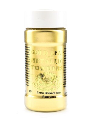 Gold Leaf  And  Metallic Co. Metallic And Mica Powders Extra Brilliant Rich Pale Gold 2 Oz. [Pack Of 2] (2PK-GLMP-0009-002)