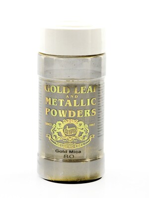 Gold Leaf  And  Metallic Co. Metallic And Mica Powders Gold Mica 1 Oz. [Pack Of 2] (2PK-GLMP-0080-001)