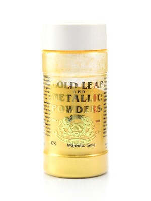 Gold Leaf And Metallic Co. Metallic And Mica Powders Majestic Gold Mica 1 Oz. (GLMP-0078-001)