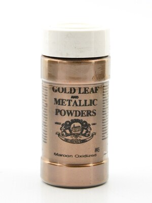 Gold Leaf And Metallic Co. Metallic And Mica Powders Maroon Oxidized 2 Oz. (GLMP-0045-002)