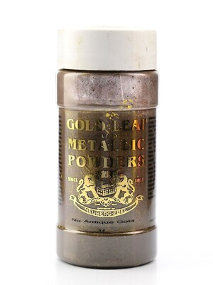 Gold Leaf And Metallic Co. Metallic And Mica Powders Nu-Antique Gold Mica 1 Oz. [Pack Of 2] (2PK-GLMP-0074-002)