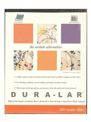 Grafix Dura-Lar Acetate Alternative Pads Matte 14 In. X 17 In. (P05DM1417)