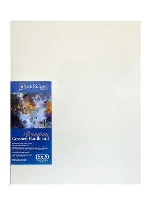 Jack Richeson Gessoed 1/8 In. Hardboard Panels 16 In. X 20 In. White (1511620)