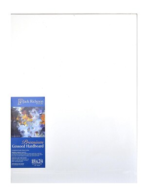 Jack Richeson Gessoed 1/8 In. Hardboard Panels 18 In. X 24 In. White (1511824)