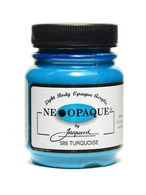 Jacquard Neopaque Colors Turquoise, Craft Supplies [Pack Of 3] (3PK-JAC1585)
