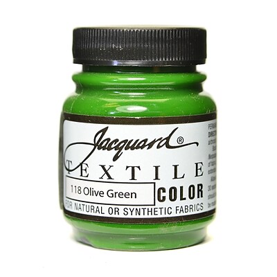 Jacquard Textile Colors Olive Green [Pack Of 4] (4PK-JAC1118)