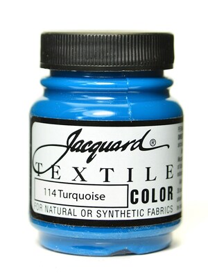 Jacquard Textile Colors Turquoise [Pack Of 4] (4PK-JAC1114)