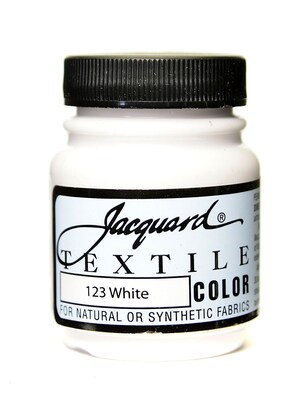 Jacquard Textile Colors White [Pack Of 4] (4PK-JAC1123)