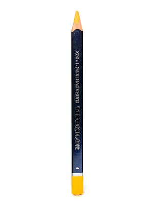 Koh-I-Noor Triocolor Grand Drawing Pencils Dark Yellow [Pack Of 12] (12PK-FA3150.4)