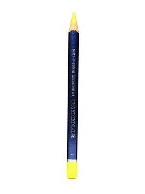 Koh-I-Noor Triocolor Grand Drawing Pencils Yellow [Pack Of 12] (12PK-FA3150.3)