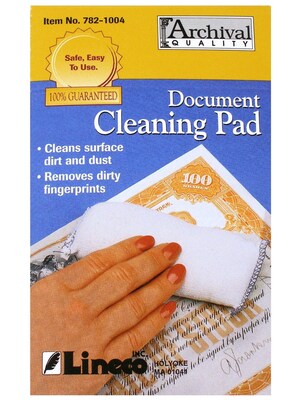 Lineco Document Cleaning Pads Each [Pack Of 2] (2PK-782-1004)