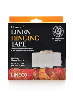Lineco Gummed Linen Tape 1 In. X 150 Ft. (L533-1050)