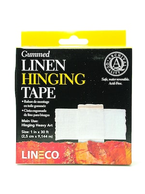 Lineco Gummed Linen Tape 1 In. X 30 Ft. (L533-1025)