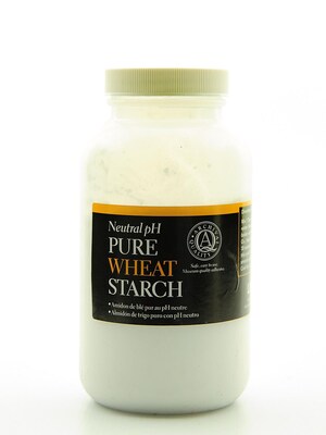 Lineco Pure Wheat Starch Adhesive, 8 oz., White (53614)