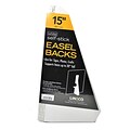 Lineco Self Stick Easel Backs White 15 In. Pack Of 25 (L328-1235)