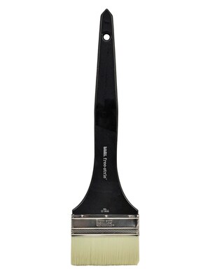 Liquitex Free-Style Large Scale Brushes Broad Flat/Varnish 4 In. Long Handle (1300804)