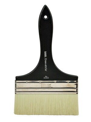 Liquitex Free-Style Large Scale Brushes Broad Flat/Varnish 6 In. Short Handle (1300706)