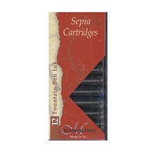 Manuscript Calligraphy Ink Cartridges Sepia Pack Of 12 [Pack Of 6] (PK6-MC0461SP)