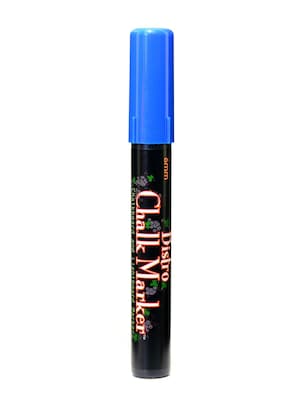 Marvy Uchida Bistro Chalk Markers Blue Broad Point [Pack Of 6] (6PK-480S-3)