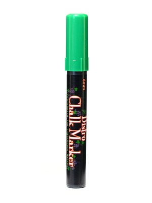 Marvy Uchida Bistro Chalk Markers Green Broad Point [Pack Of 6] (6PK-480S-4)