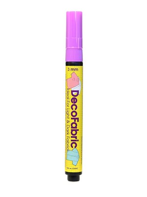 Marvy Uchida Decofabric Marker Fluorescent Violet [Pack Of 6] (6PK-222S#F8)